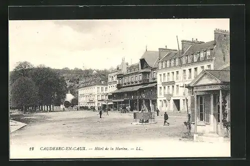 AK Caudebec-en-Caux, Hotel de la Marine