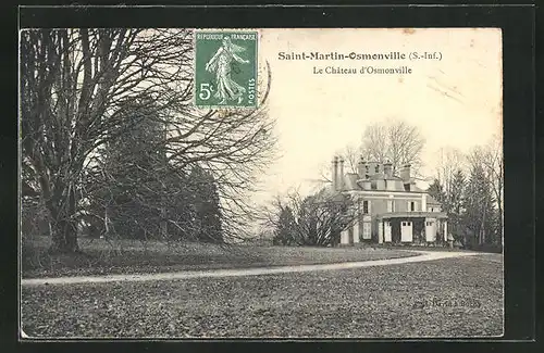 AK Saint-Martin-Osmonville, le Chateau