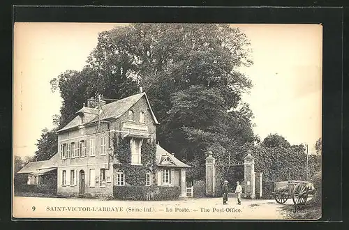 AK Saint-Victor-l'Abbaye, la Poste