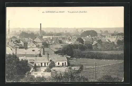 AK Gournay-en-Bray, Vue générale