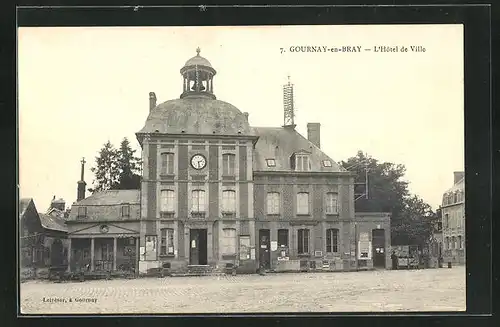 AK Gournay-en-Bray, l'Hotel de Ville