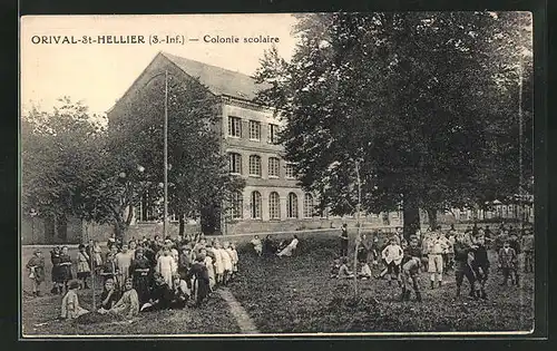 AK Orival-Saint-Hellier, Colonie scolaire