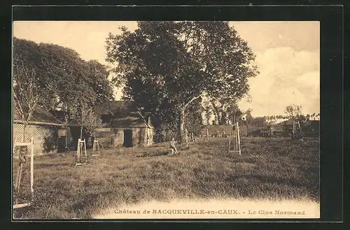 AK Bacqueville-en-Caux, le Chateau, le Clos Normand