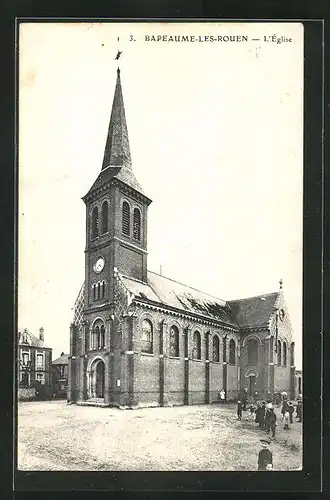 AK Bapeaume-les-Rouen, L`Eglise, Ansicht der Kirche