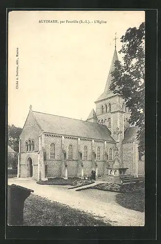 AK Alvimare, L`Eglise, Ansicht der Kirche