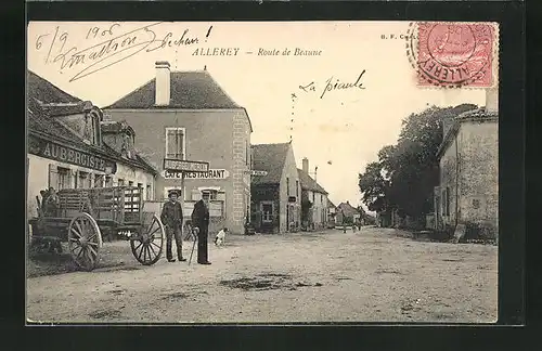 AK Allerey, Route de Beaune, Cafe-Restaurant Merlin