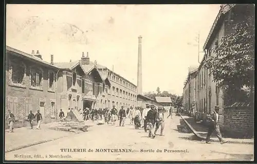 AK Tuilerie de Montchanin, Sortie du Personnel