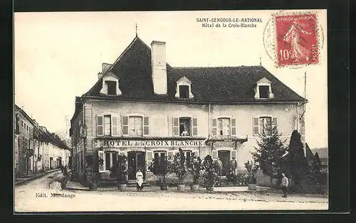 AK Saint-Gengoux-le-National, Hotel de la Croix-Blanche
