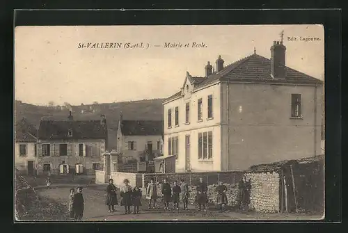 AK St-Vallerin, Mairie et Ecole
