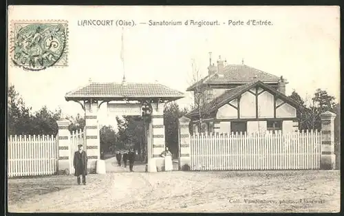AK Liancourt, Sanatorium d`Angicourt, Porte d`Entrée