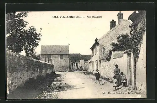 AK Silly-le-Long (Oise), Rue Buchette