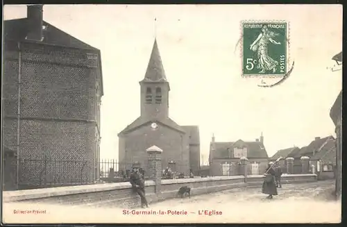 AK Saint-Germain-la-Poterie, l'Eglise