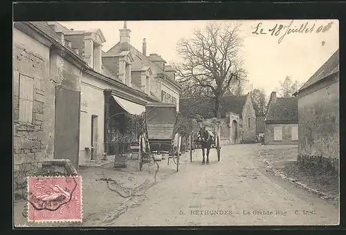 AK Rethondes, la Grande Rue