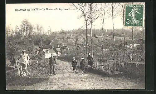 AK Ressons-sur-Matz, le Hameau de Bayencourt