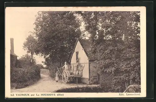AK La Houssoye, le Vauroux