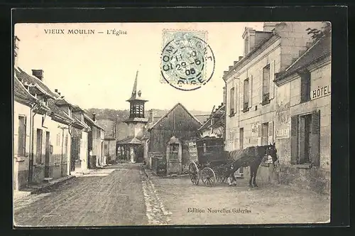 AK Vieux-Moulin, l'Église