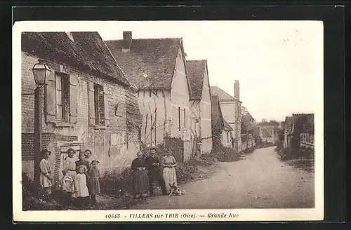AK Villers-sur-Trie, Grande Rue