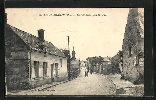 AK Vieux-Moulin, la Rue Saint-Jean