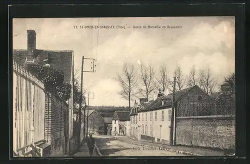 AK St-Omer-en-Chaussee, Route de Marseille en Beauvaisis