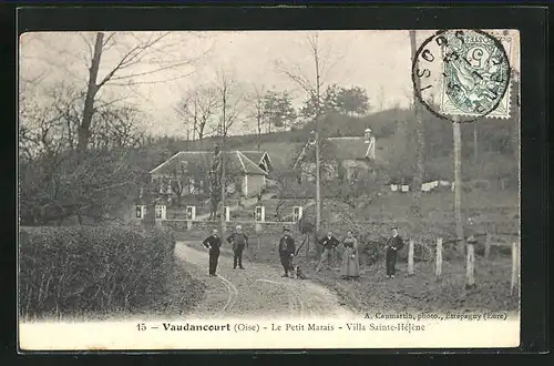 AK Vaudancourt, Le Petit Marais, Villa Sainte-Héléne