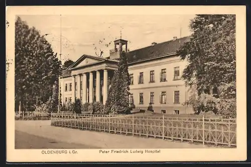 AK Oldenburg i. Gr., das Peter Friedrich Ludwig Hospital