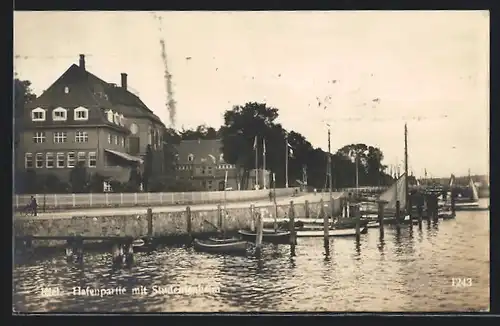 AK Kiel, Hafenpartie mit Studentenheim