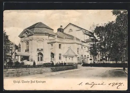 AK Bad Kissingen, das Königliche Theater