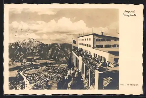 AK Bad Reichenhall, Hotel-Gasthaus Predigtstuhl