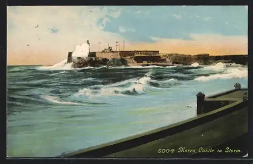 AK Cuba, Morro Castle in Storm
