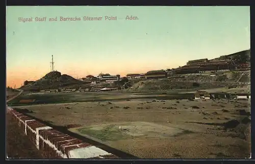 AK Aden, Signal Staff and Barracks Steamer Point