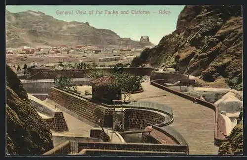 AK Aden, General View of the Tanks ans Cisterns