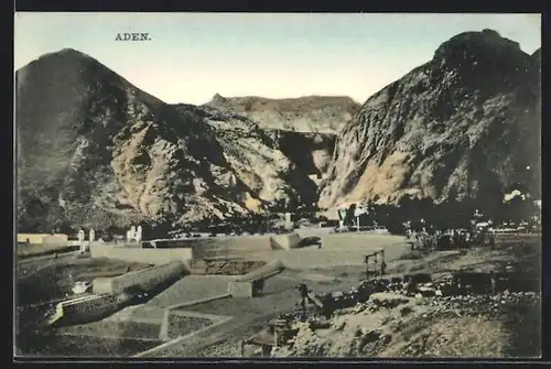 AK Aden, Teilansicht mit Wallanlage