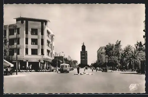 AK Marrakech, L`Avenue Mangin et la Koutoubia