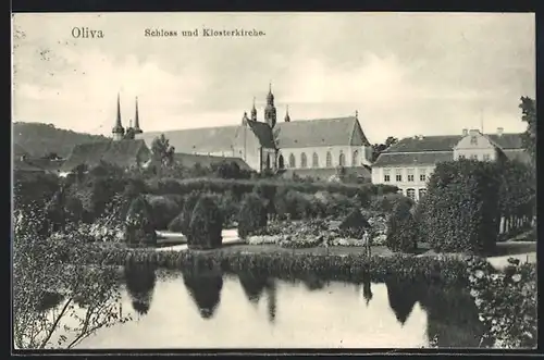AK Oliva, Schloss und Klosterkirche