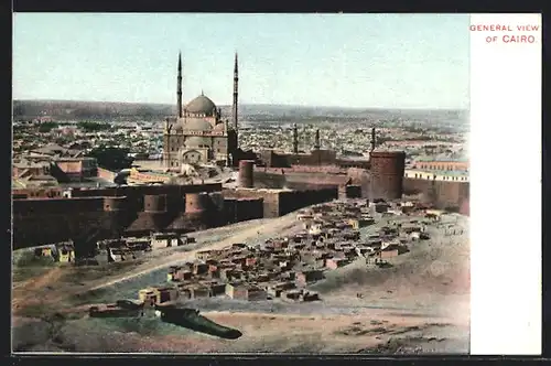 AK Cairo, General View, Moschee