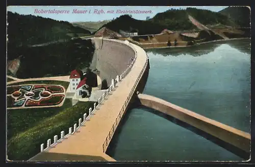 AK Mauer, Bobertalsperre mit Elektrizitätswerk