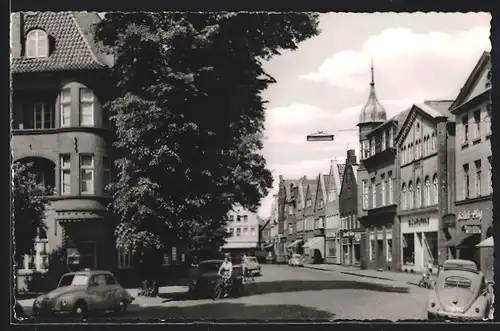 AK Winseln a. LoheBlick in die Rathausstrasse