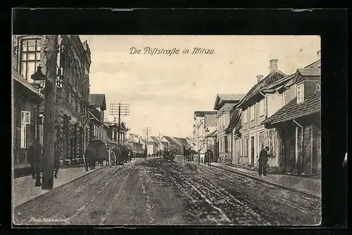 AK Mitau, Partie in der Poststrasse