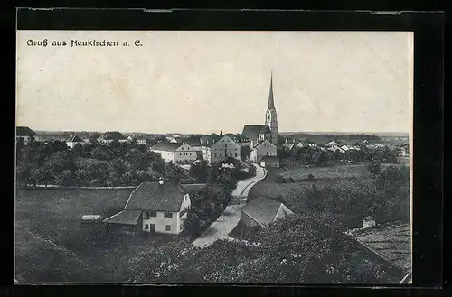 AK Neukirchen a. E., Weg zur Kirche