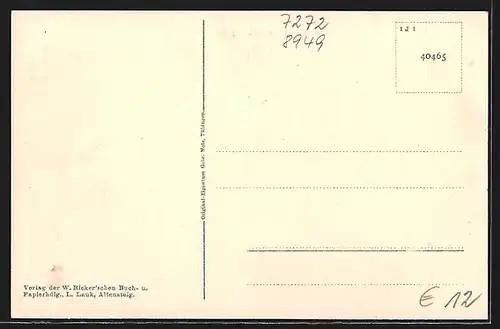 AK Altensteig, Teilansicht mit Kirche