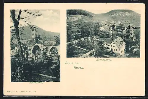 AK Hirsau, Eulenturm, Kreuzgänge