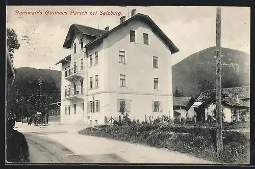 AK Parsch, Ransmair`s Gasthaus im Sonnenschein