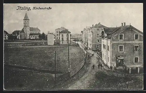 AK Itzling, Gebäude an der Kirchenstrasse