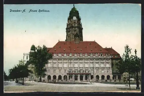 AK Dresden-A., das neue Rathaus