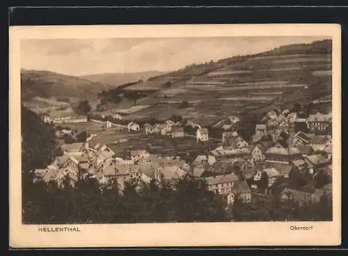 AK Hellenthal, Oberdorf, Totalansicht