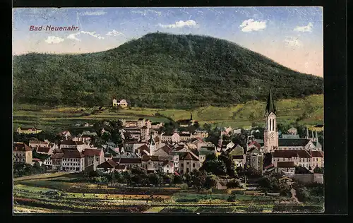 AK Bad Neuenahr, Ortsansicht mit Berg