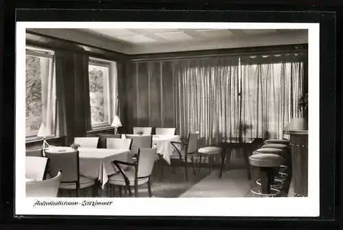 AK Schotten /Hessen, Kursanatorium Vogelsberg A. Adam, Aufenthaltsraum