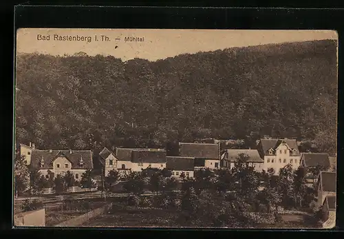 AK Bad Rastenberg /Th., Teilansicht aus der Vogelschau