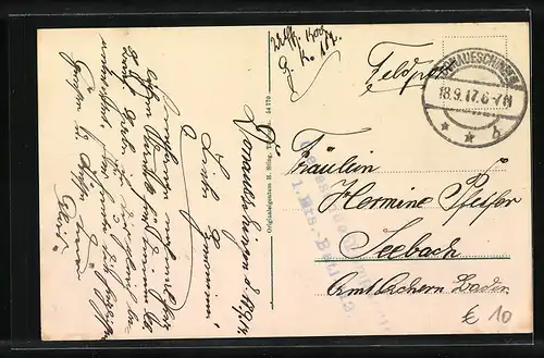 AK Donaueschingen, am Ehrenmal vor dem Rathaus