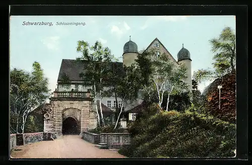 AK Schwarzburg, Schlosseingang